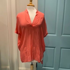DKNY pink long shirt